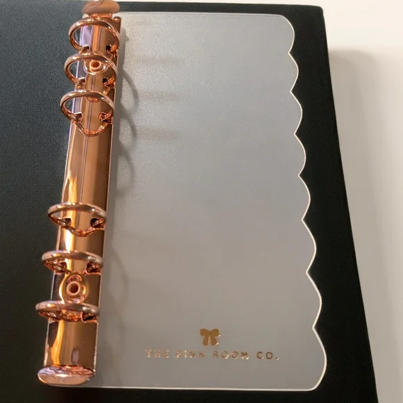 Pink Room Co B6 Planner Kawaii Pastel Luxury Strings Rings - Picture 4 of 5